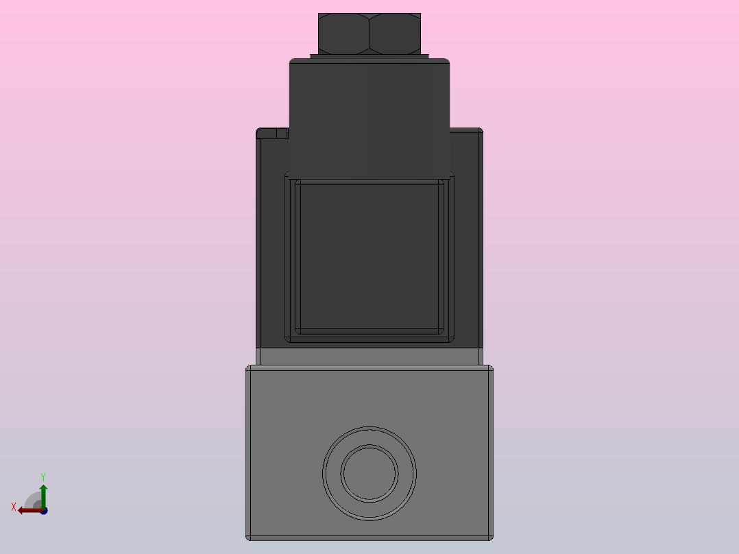 QDX型电磁先导阀[Q22DX-L1]后视图