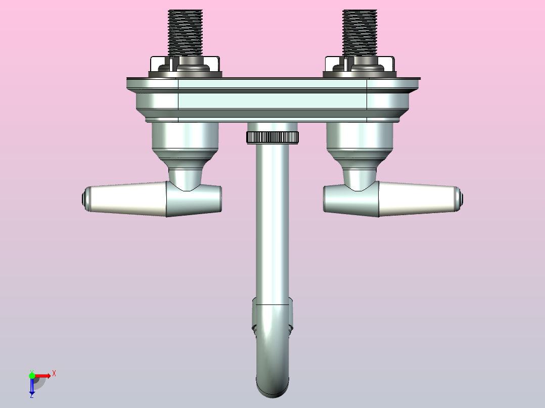 厕所水龙头#1俯视图