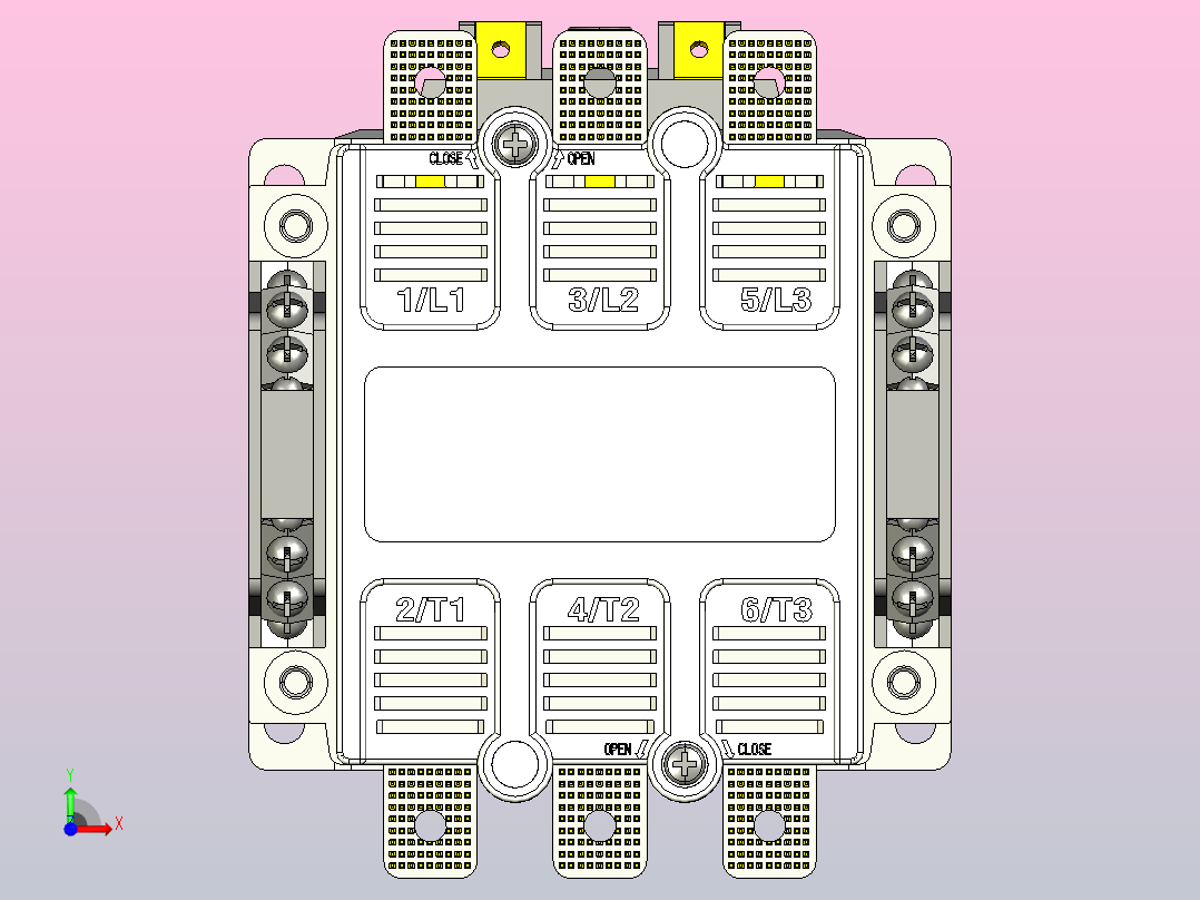 CJ20-100交流接触器前视图