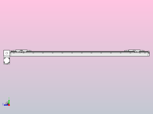 皮带直线轴双滑块型TPA-GCBS-120-P70-L475-LP-M20-N3右视缩略图