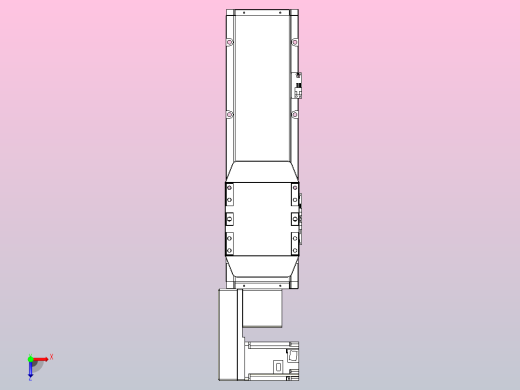 机器人皮带驱动直线轴TPA-GCB-150-P80-L250-QL-M75-N3俯视缩略图
