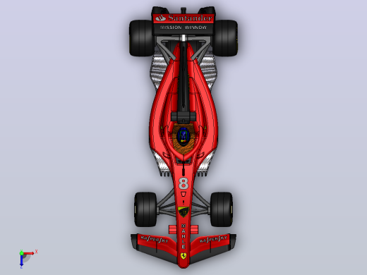 F1法拉利概念车俯视缩略图