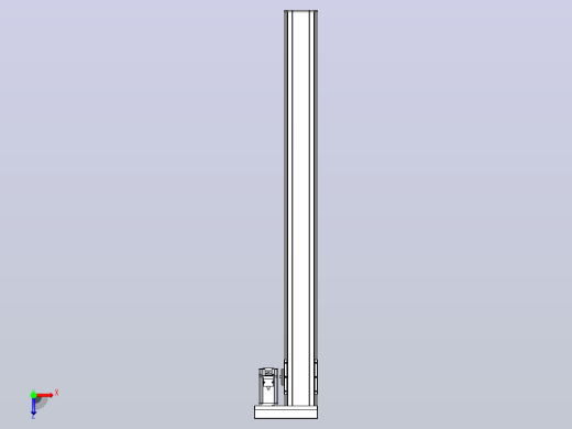 日规模组半封闭丝杆TPA-HNR-105D-1610C-L1050-ML-Y-P40-N3俯视缩略图