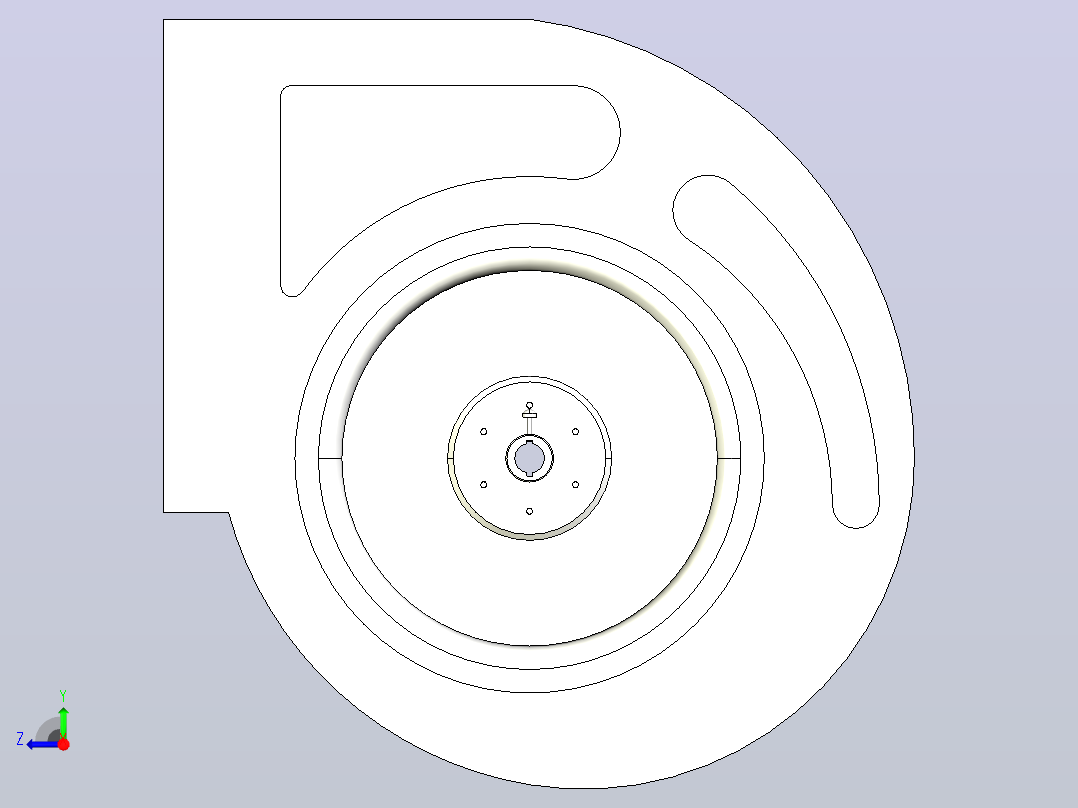 SYP200╱190离心风机[SYP200╱190]右视图
