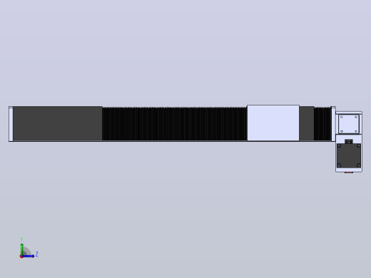 直线模组DMBF135-LDCR（电机左下折）[DMBF135-L45S500-DT400-A2U-LDCR]左视缩略图