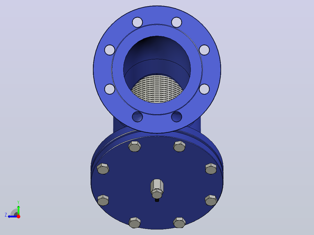 过滤器 DN150 PN16右视图
