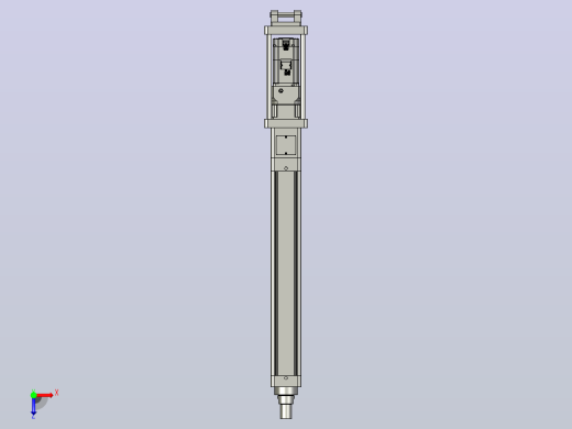 轻载电动缸TPA-ESR80-2510C-L500-M-CB-W-P75-JX-C3俯视缩略图