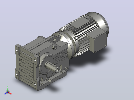 多套强珠减速机3D模型IGS格式