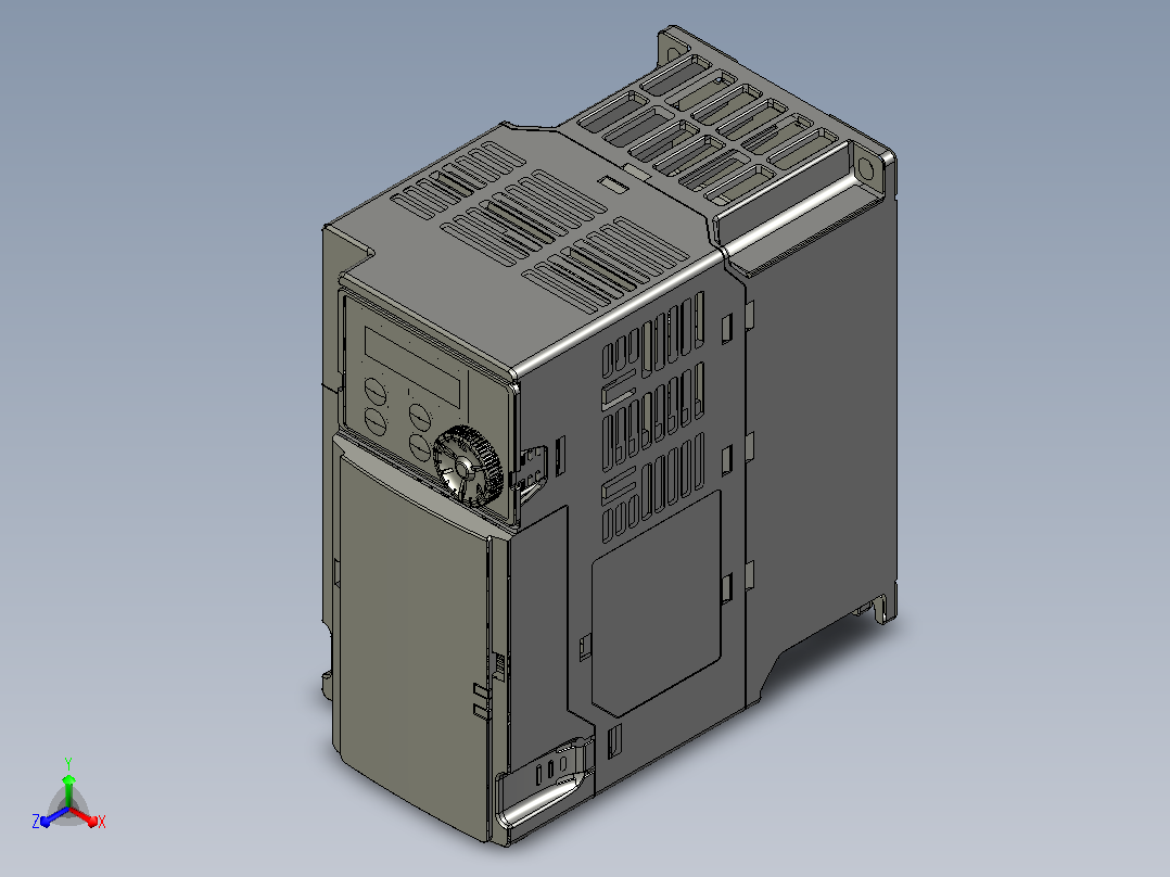 VFD9A0MH43ANSAA变频器[DELTA_IA-MDS_VFD-MH300-Frame-C1_D-3D_20170406]台达主视图