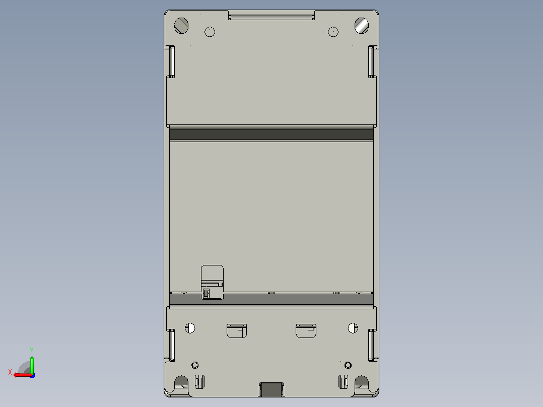 VFD9A0MH43ANSAA变频器[DELTA_IA-MDS_VFD-MH300-Frame-C1_D-3D_20170406]台达后视图