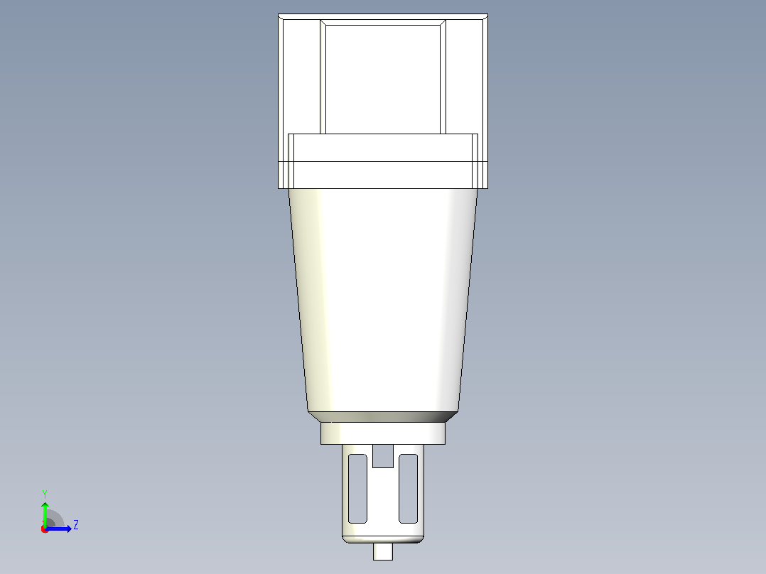 MASFB系列空气过滤器[MASFB800-14-□] (2)左视图