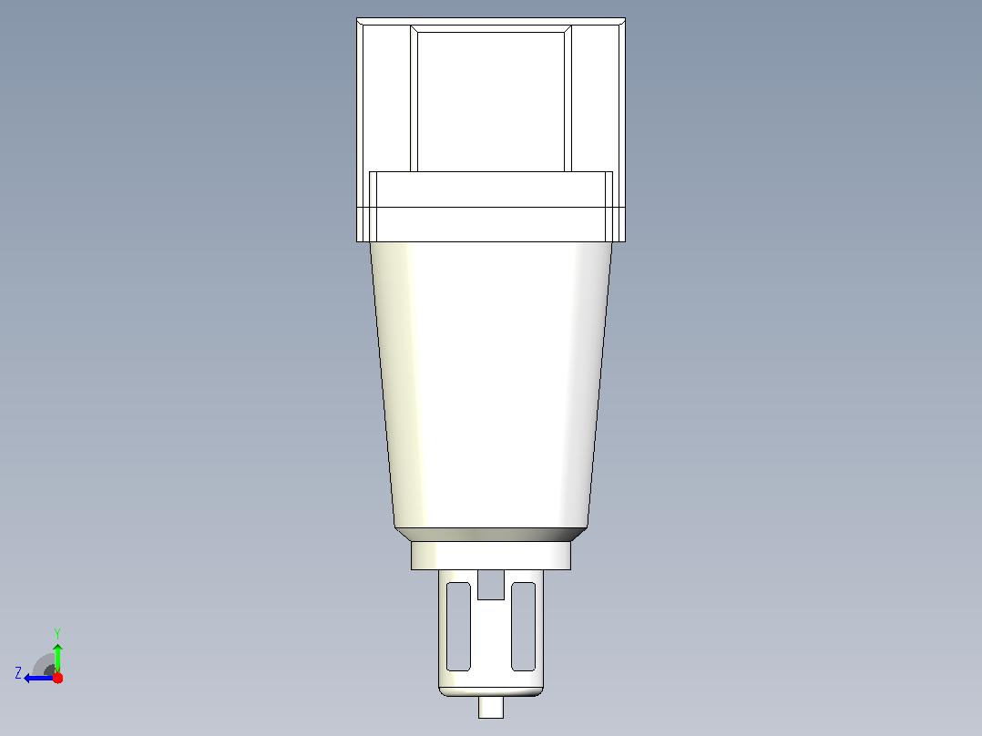 MASFB系列空气过滤器[MASFB800-14-□] (2)右视图