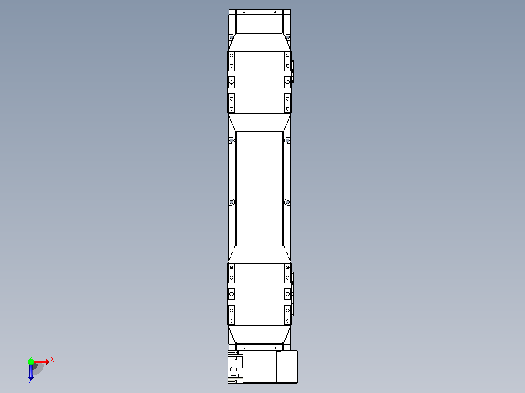 皮带直线轴双滑块型TPA-GCBS-150-P80-L125-RP-M75-N3俯视图