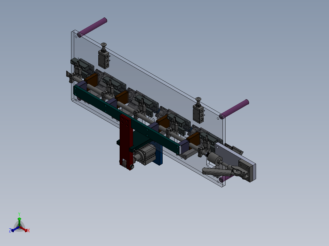 测漏夹具正等轴测图