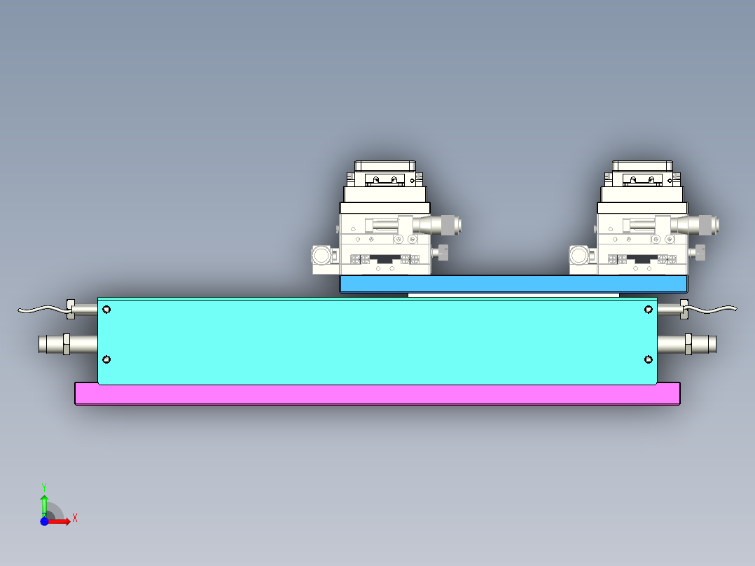 TYPE-C焊接夹具（step）前视图