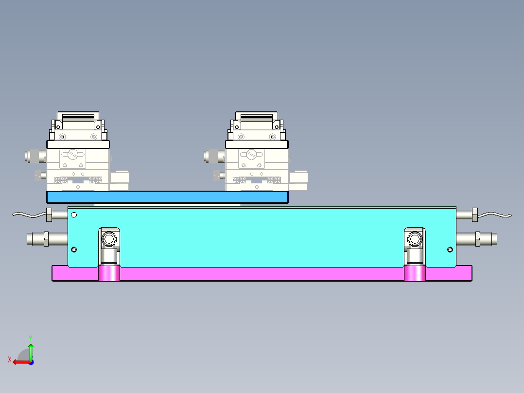 TYPE-C焊接夹具（step）后视图
