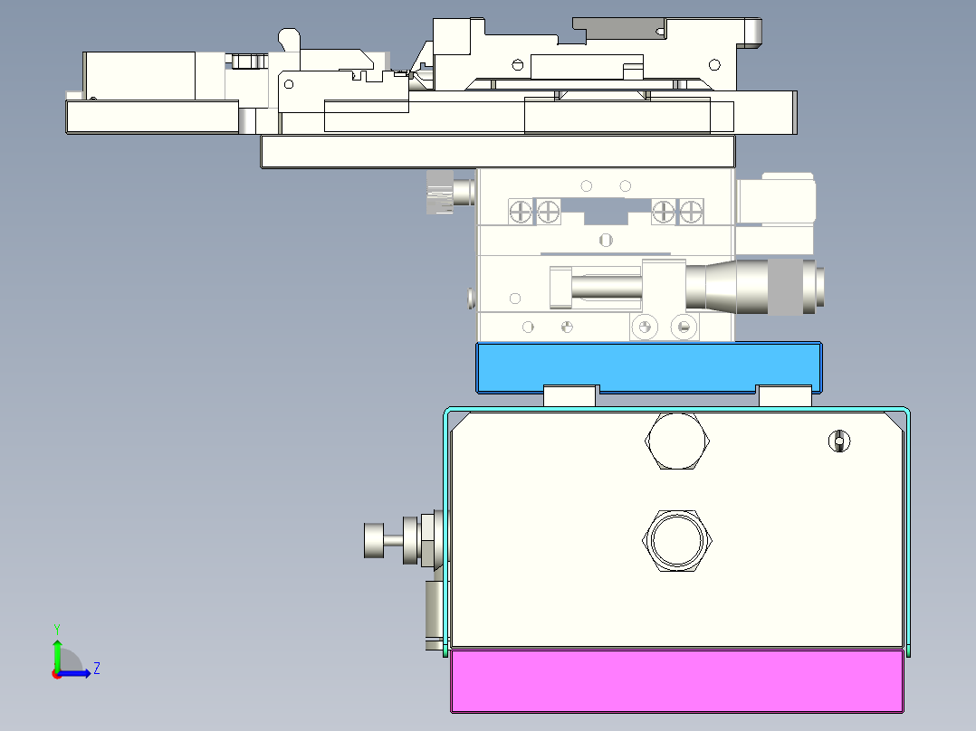 TYPE-C焊接夹具（step）左视图