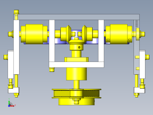 输送机旋转机构前视缩略图
