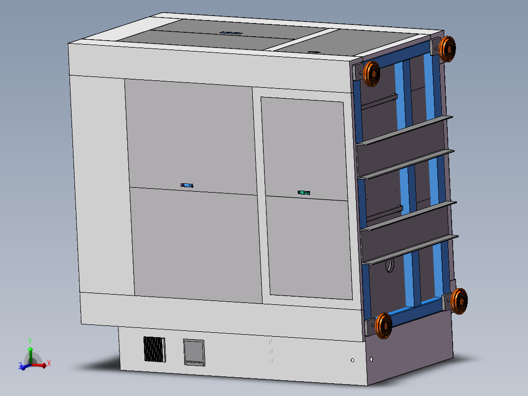 四头超声波焊接设备 机械素材3D图纸自动化设备三维模型