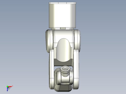Kawasaki RS003 3kg机械臂模型3D图纸 STEP格式俯视缩略图