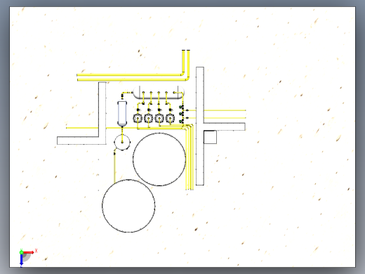 炼油厂、油库管道模型r