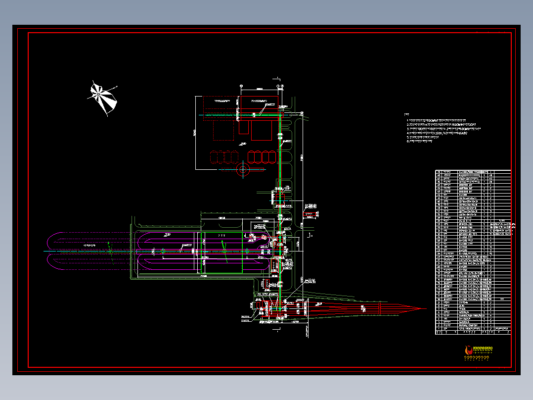 600MW输煤系统总布置图