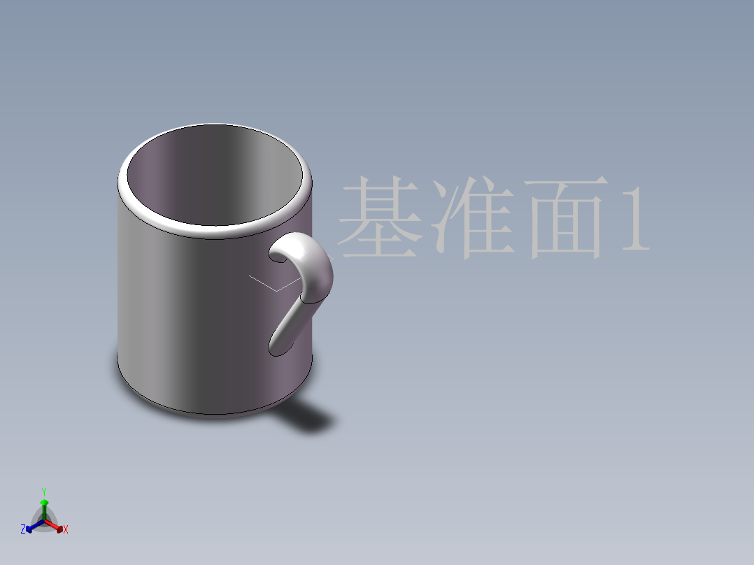 茶杯正等轴测图