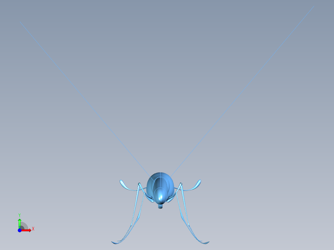 花蝴蝶 - 副本前视图