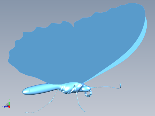 花蝴蝶 - 副本右视缩略图