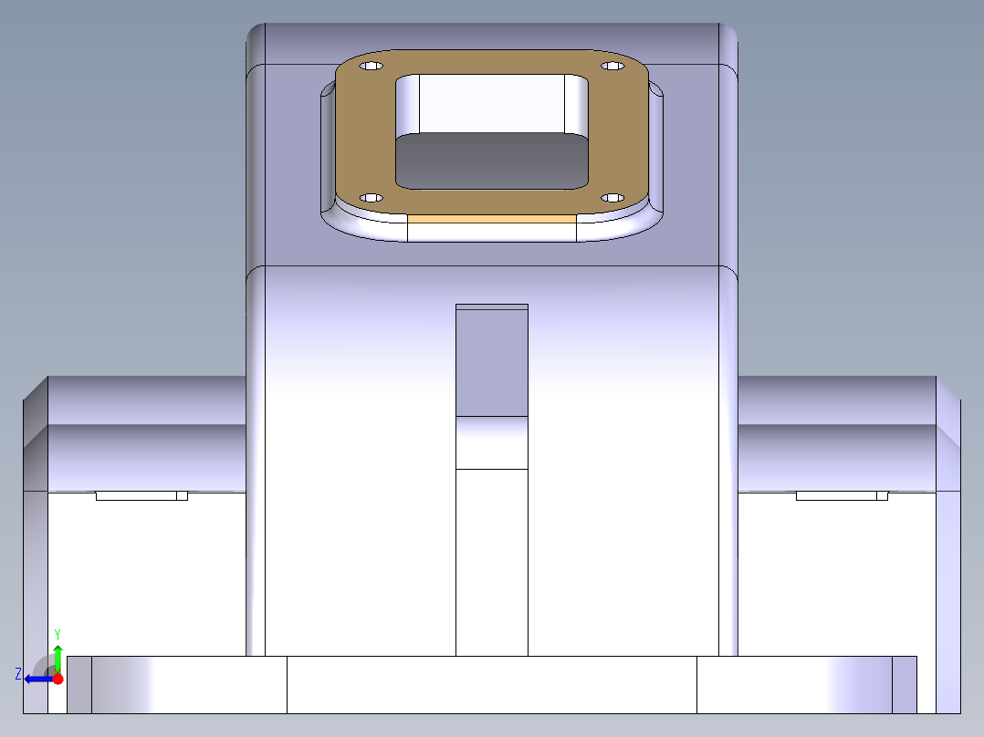 变速器上盖设计右视图