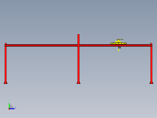 高架起重机1吨左视缩略图