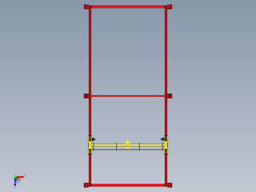 高架起重机1吨俯视缩略图