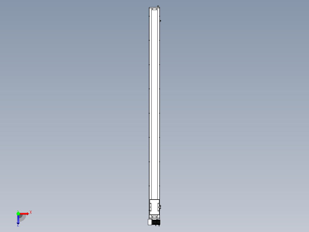 Toyo东佑达直线模组-ECB14-2300-LU俯视图