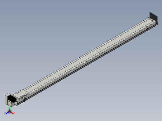 Toyo东佑达直线模组-ECB14-2300-LU正等轴测缩略图