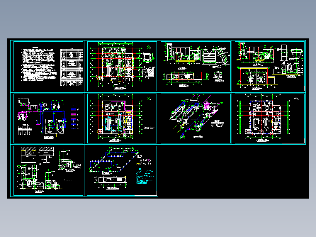 热水锅炉房施工图设计