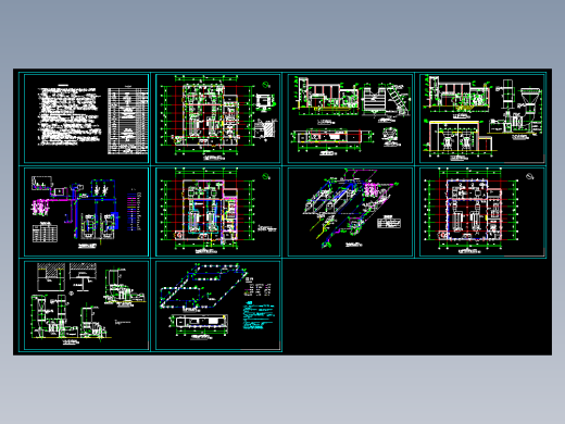热水锅炉房施工图设计