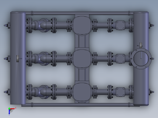 多级管道离心泵俯视缩略图