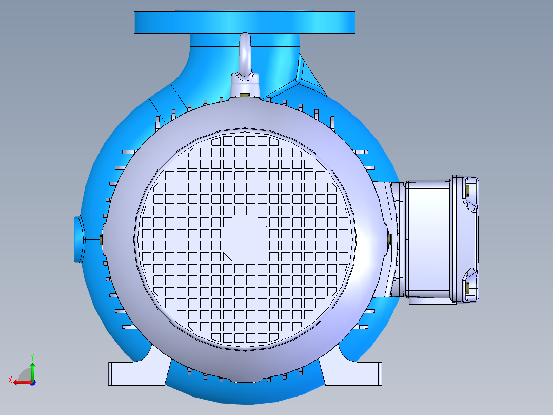 WQ腐蚀离心泵后视图