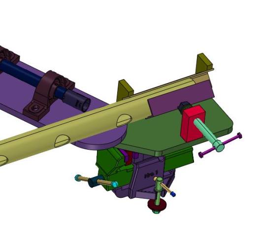 用于圆管外壁钻斜孔的定位工装缩略图