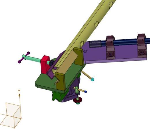 用于圆管外壁钻斜孔的定位工装缩略图