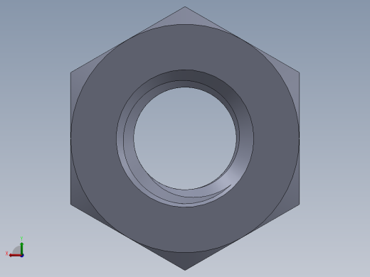 公制螺母-M4x0.7后视缩略图
