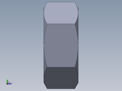 公制螺母-M4x0.7左视缩略图