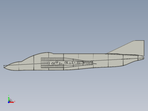 F-4战斗机模型图前视缩略图