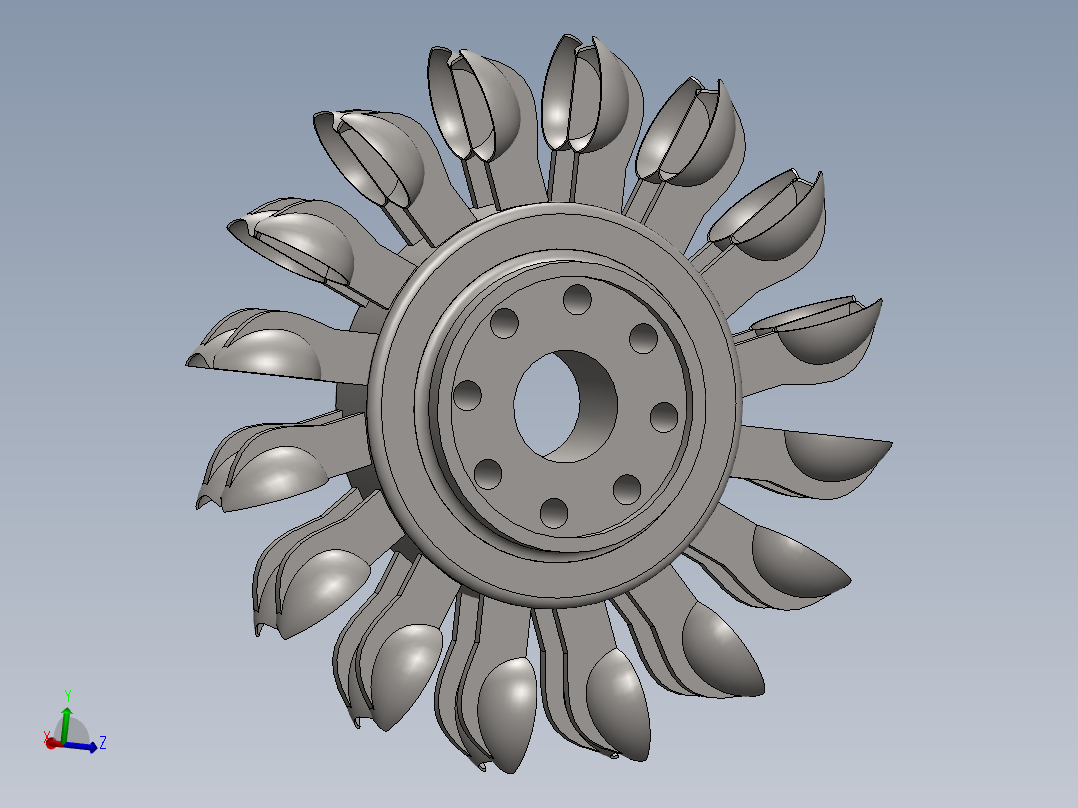 冲击式水轮机叶