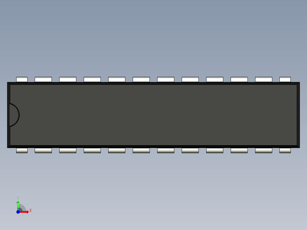 集成电路封装-MS-001BE前视图