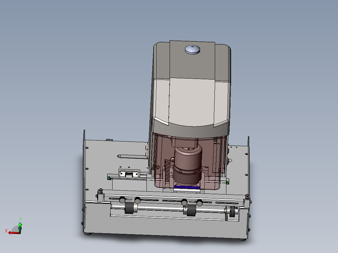 自动盖章机结构设计(含三维SW模型+二维CAD图纸+说明书）