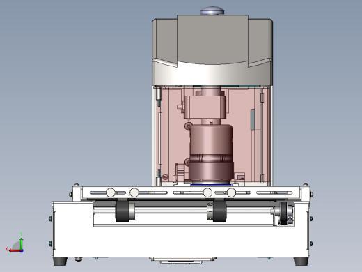 自动盖章机结构设计(含三维SW模型+二维CAD图纸+说明书）后视缩略图