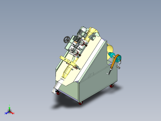面包包装机正等轴测缩略图
