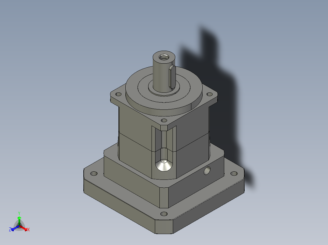 斜齿PGH115-L1 35-114.3-200-M12.STEP主视图