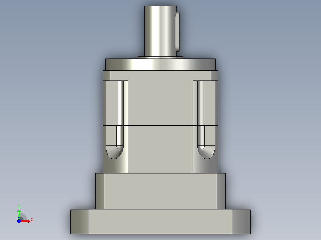 斜齿PGH115-L1 35-114.3-200-M12.STEP前视图